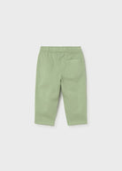 Green pants on a white background