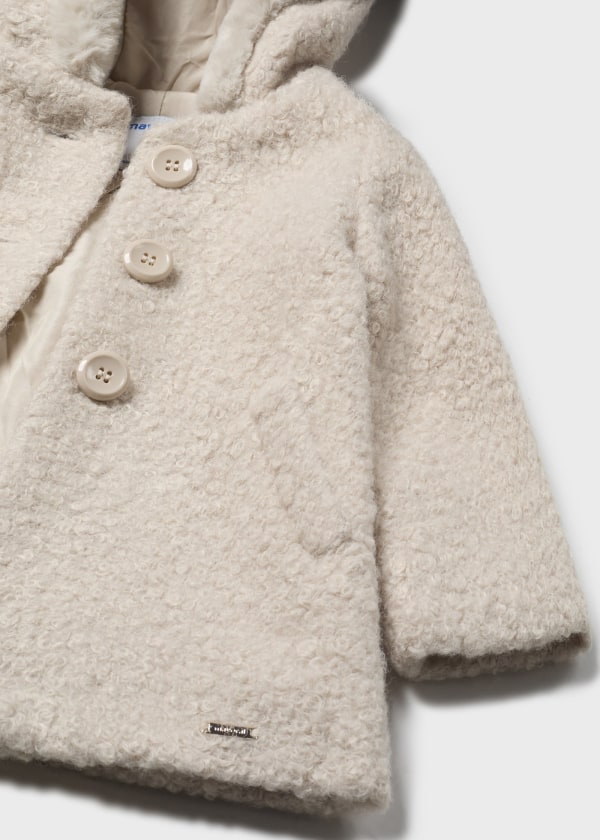 Baby Shearling Coat - Almond by Mayoral