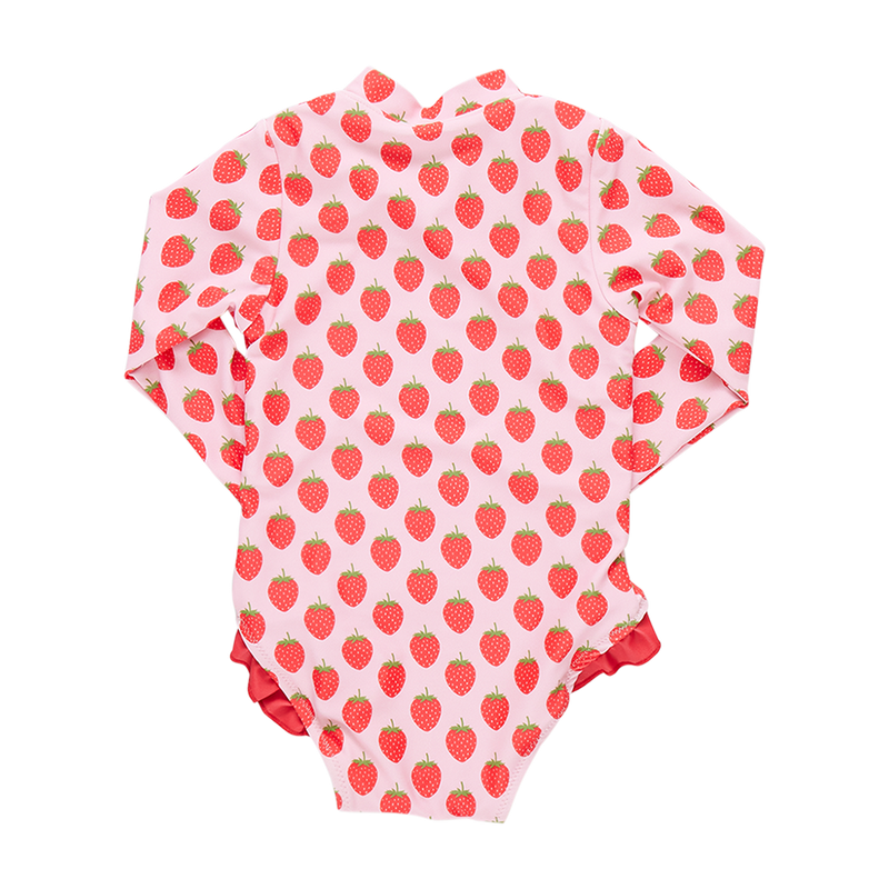 Baby Girls Arden Swim Suit - Strawberries by Pink Chicken
