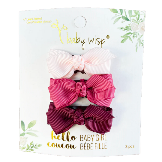 Medium Wisp Clips Set of 3 - Aiyanna Sonnet by Baby Wisp