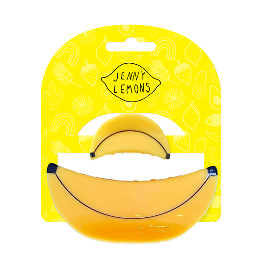 Mini & Me Hair Claw Clip Set - Banana by Jenny Lemons