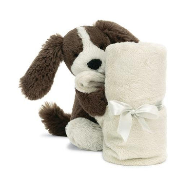 Bashful Fudge Puppy Soother by Jellycat