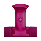 Pink plastic component with 'boon' branding on a white background