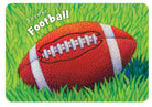 Colorful card with a football on grass, labeled 'Answer: Football'.