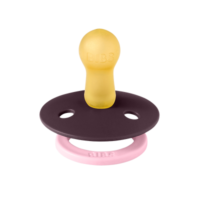 Bibs Studio Colour Pacifier 2 Pack Fusion - Dusky Lilac Plum Mix