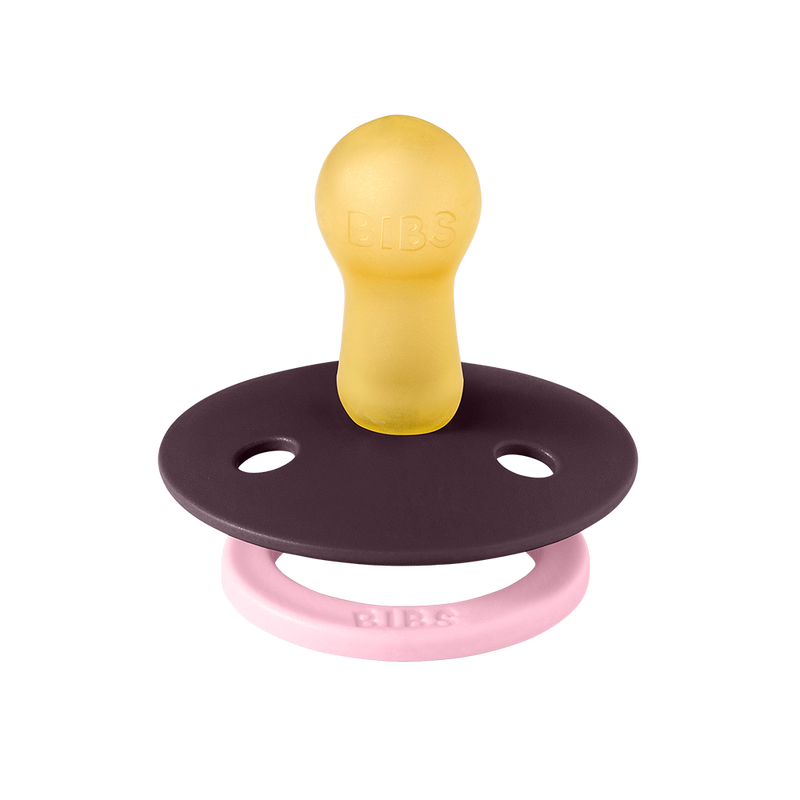 Bibs Studio Colour Pacifier 2 Pack Fusion - Dusky Lilac Plum Mix