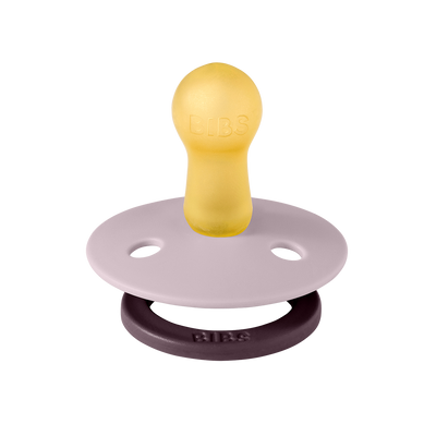 Bibs Studio Colour Pacifier 2 Pack Fusion - Dusky Lilac Plum Mix