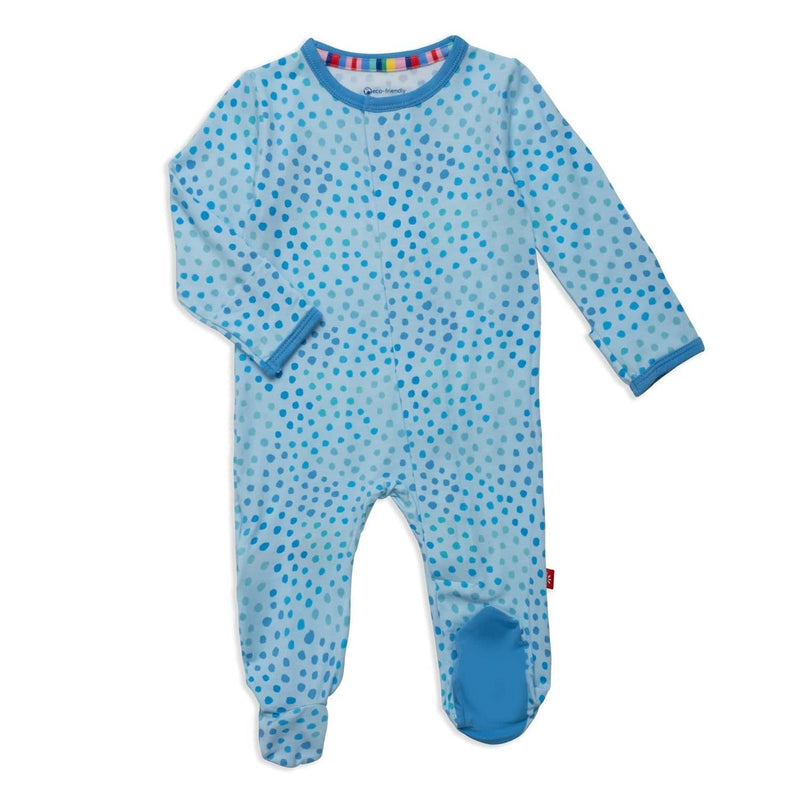 Blue Sparkle Modal Magnetic Footie by Magnetic Me