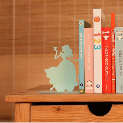Single Metal Bookend - Turquoise Fairy Tale by Balvi