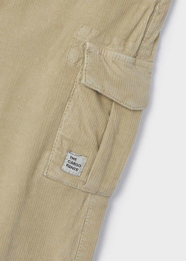 Corduroy Cargo Pants - Sand by Mayoral