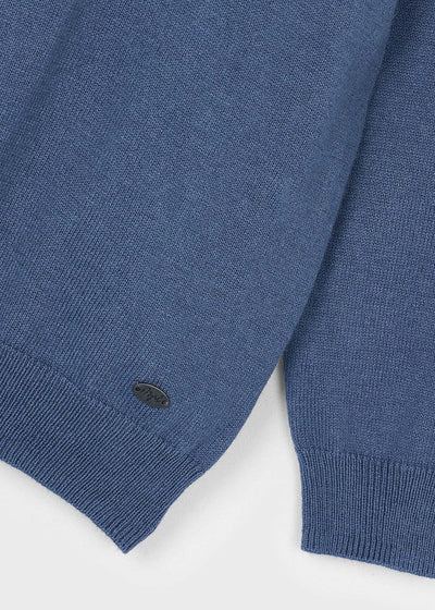 Knit Polo Shirt - Steel Heather by Mayoral