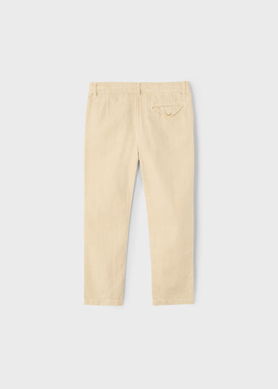 Linen Pants with Drawstring - Biscuit by Mayoral