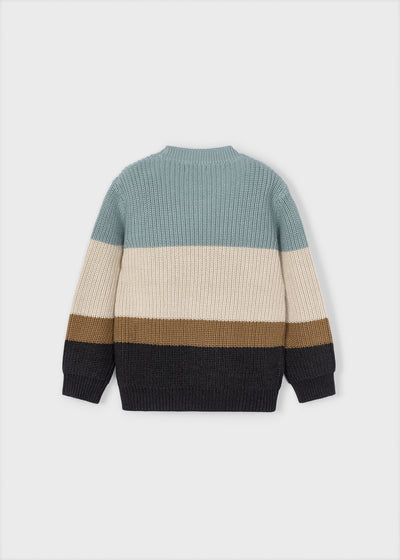 Knit Striped Sweater - Glacier by Mayoral - FINAL SALE