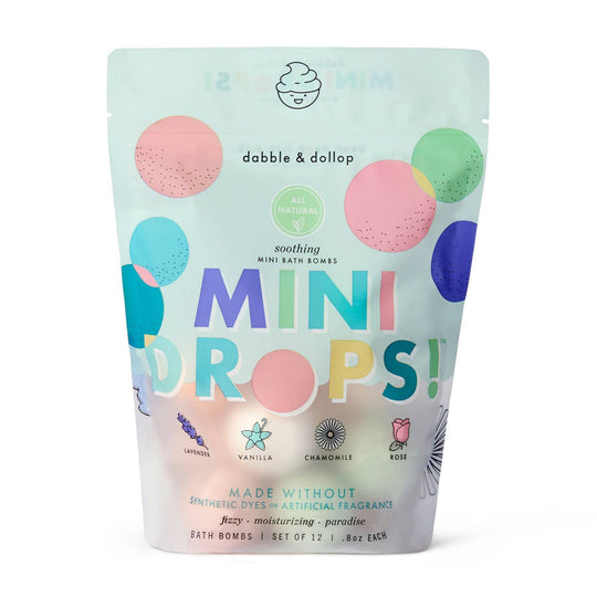 Mini Drops Bath Bombs - All-Natural Soothing Scents by Dabble & Dollop