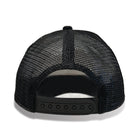 Black mesh cap on a white background