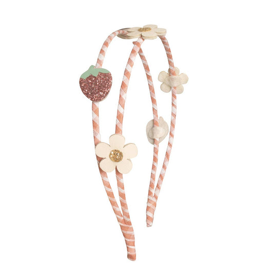 Sweet Strawberry Double Headband by Rockahula Kids