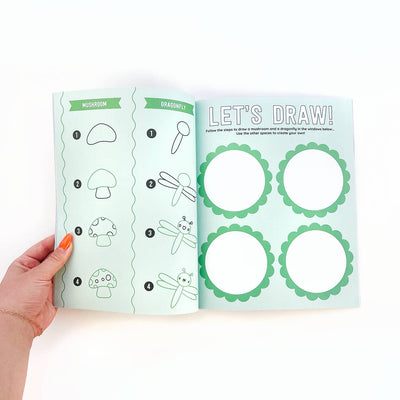 Draw Along Fantasy Stickers Book by Pipsticks