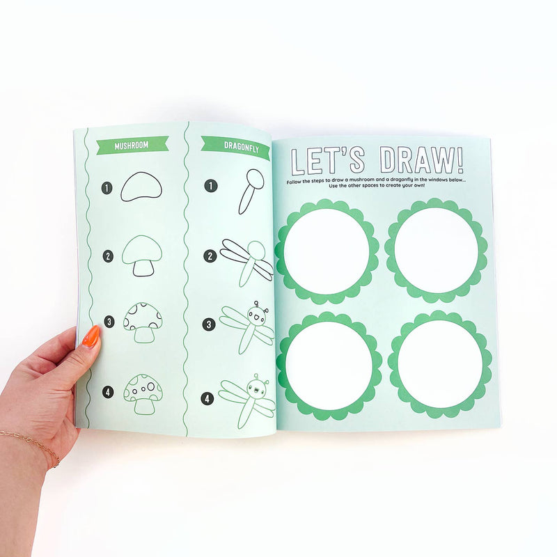 Draw Along Fantasy Stickers Book by Pipsticks
