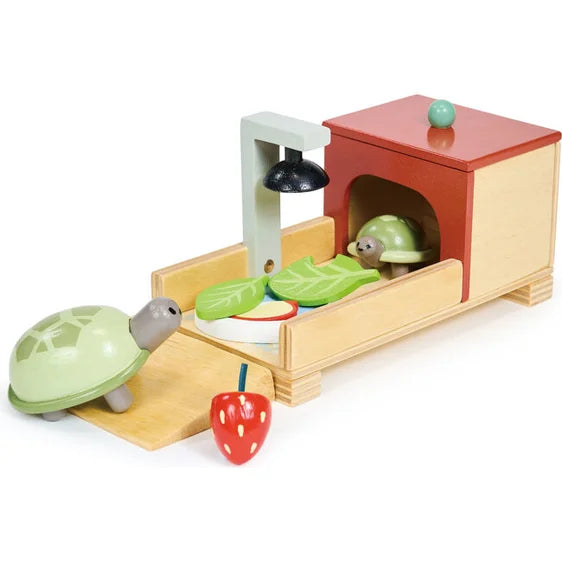 Pet Tortoise Wooden Toy Set by Tender Leaf Toys