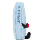 Light blue plush toy with 'MINNESOTA' text on a white background