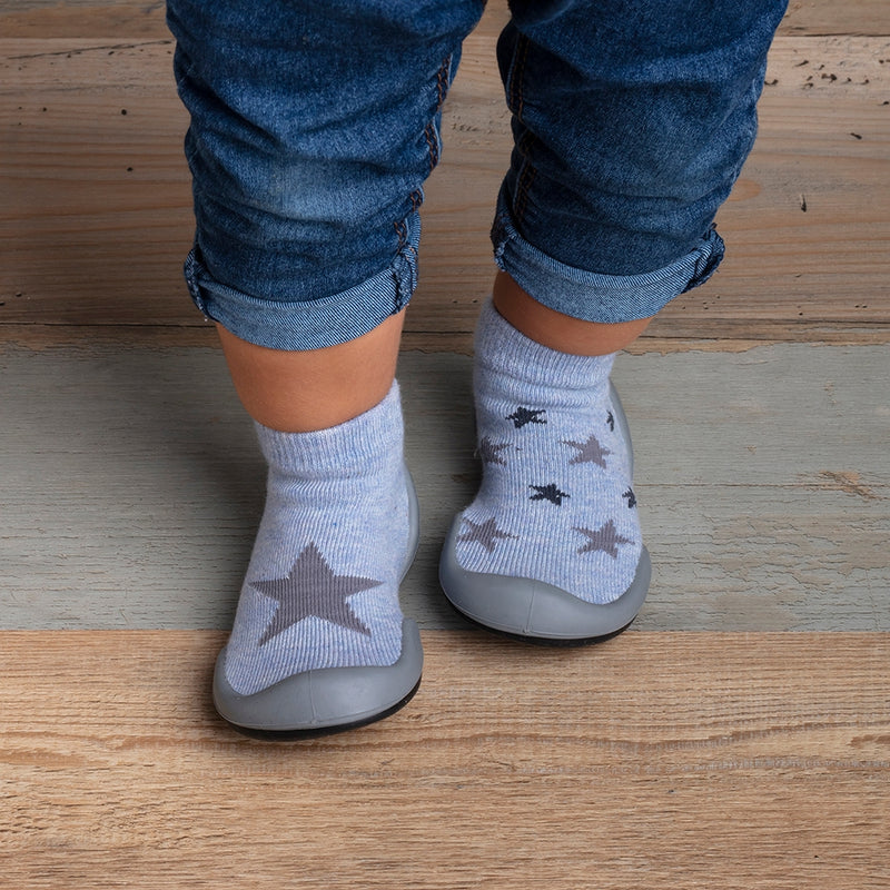 First Walker Baby Sock Shoes - Twinkle Twinkle by Komuello