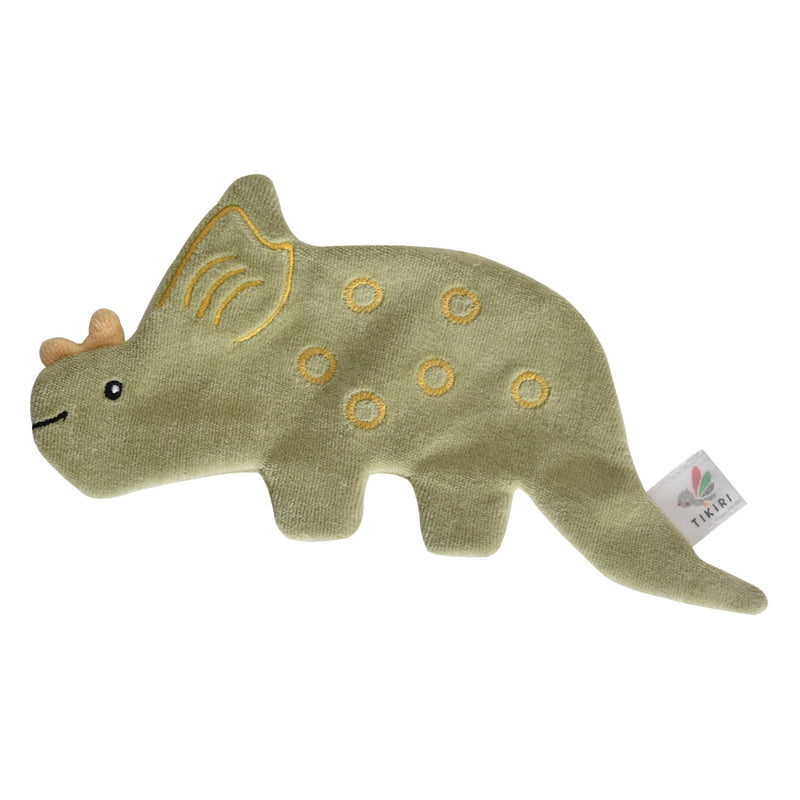 Organic Triceratops Crinkly Toy by Tikiri Toys