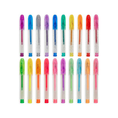 Mini Doodlers Fruity Scented Gel Pens - Set of 20 by OOLY