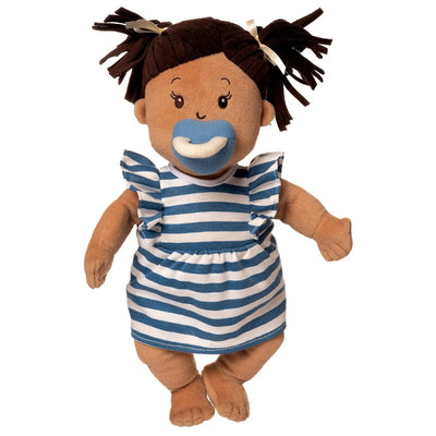 Baby Stella Doll - Beige Doll with Brown Pigtails by Manhattan Toy