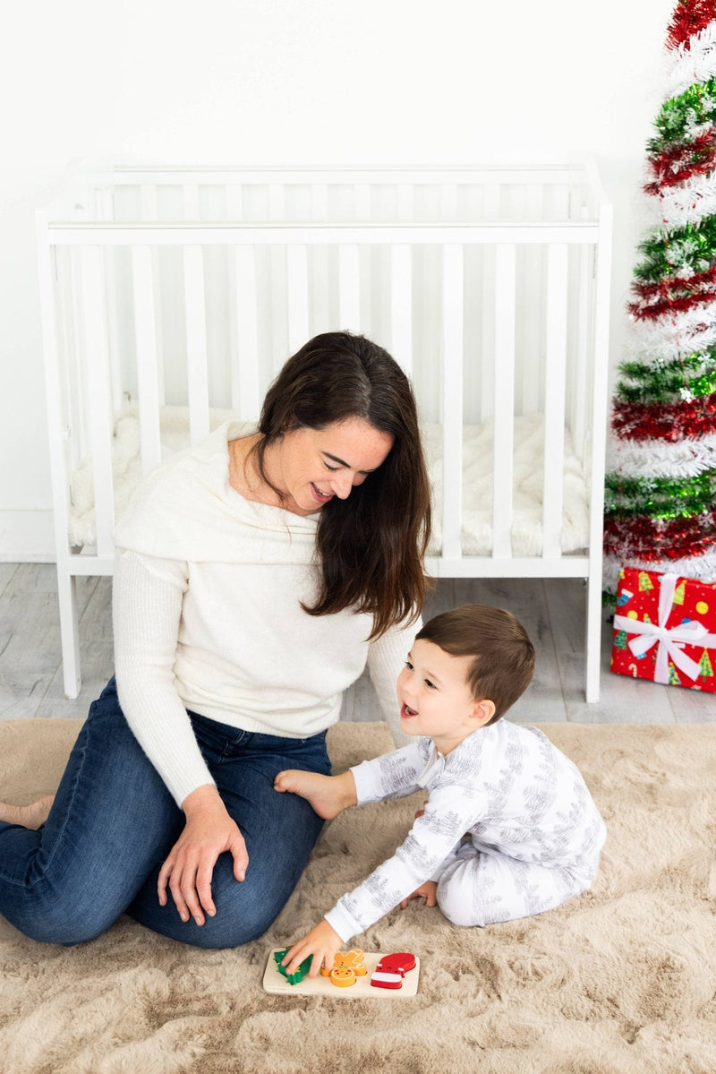 Wooden Christmas Holiday Puzzle by Pearhead