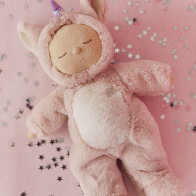 Cozy Dinkum Doll - Sugarpie Pink Unicorn by Olli Ella