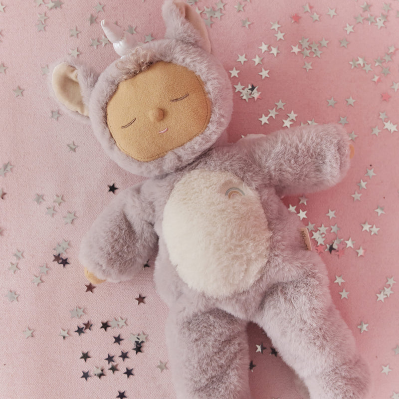 Cozy Dinkum Doll - Sweetpea Lilac Unicorn by Olli Ella