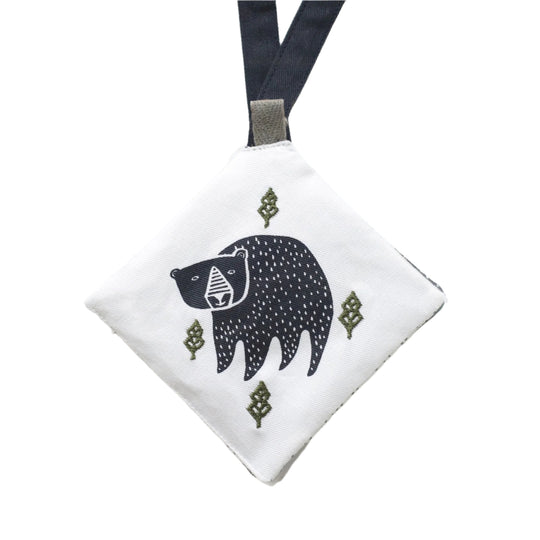 Crinkle Pages Stroller Toy - Woodland by Wee Gallery