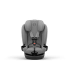 Gray car seat on a white background