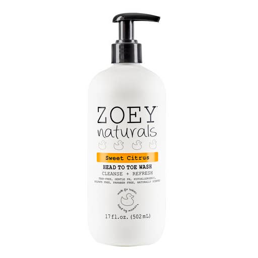 Sweet Citrus Head to Toe Wash by Zoey Naturals