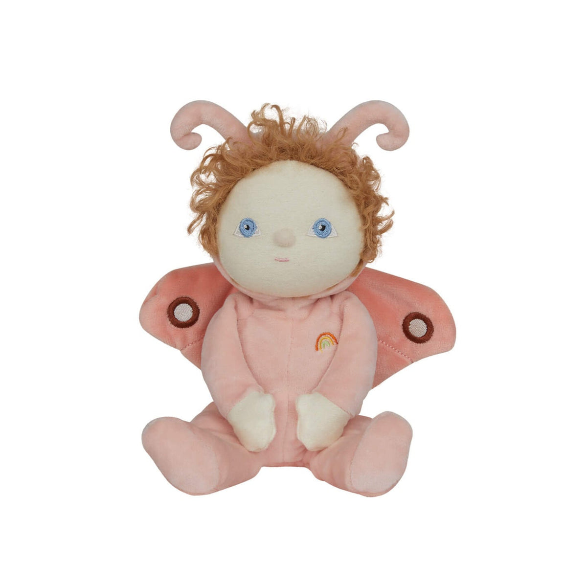 Plush toy with fairy design on a white background