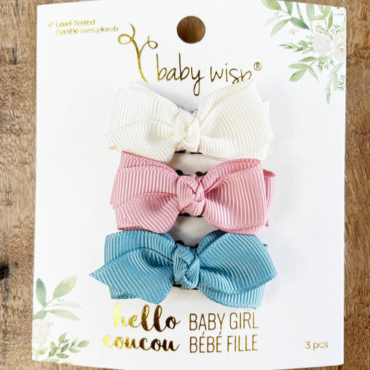 Medium Wisp Clips Set of 3 - Daydream by Baby Wisp