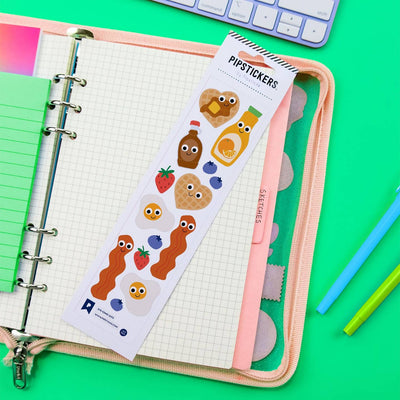 Googly Eyed Eye-Conic Eats Stickers by Pipsticks