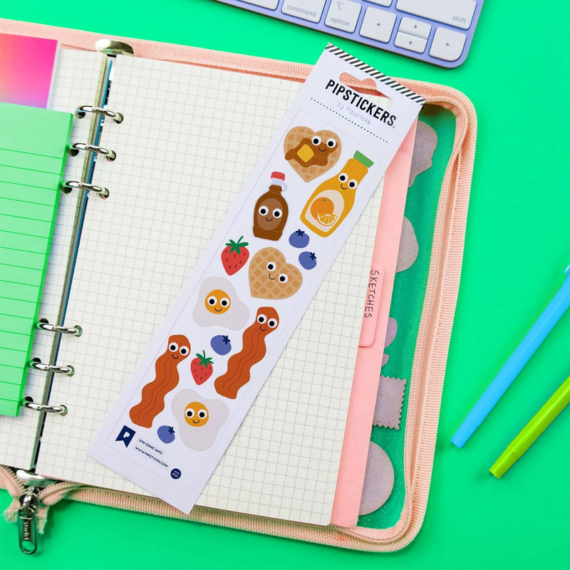 Googly Eyed Eye-Conic Eats Stickers by Pipsticks
