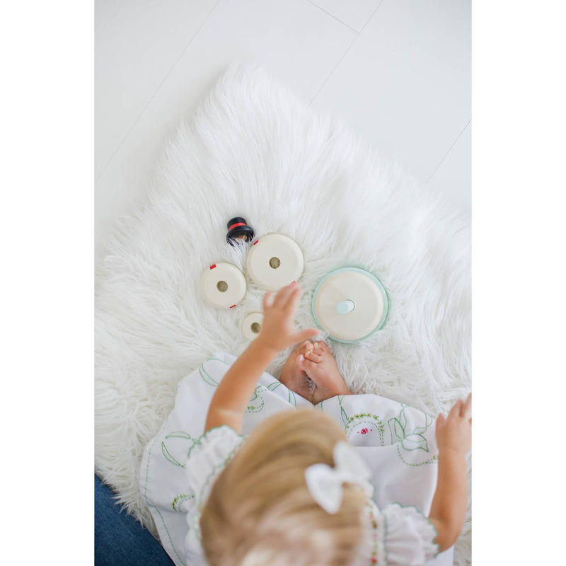 Wooden Snowman Stacking Toy Set by Pearhead