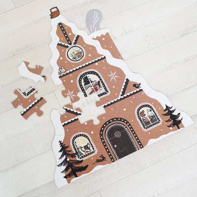 Gingerbread House Floor Puzzle by Wee Gallery