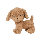 Plush toy dog on a transparent background