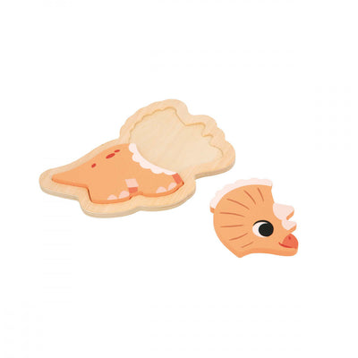 Dino 4 Progressive Puzzles by Janod