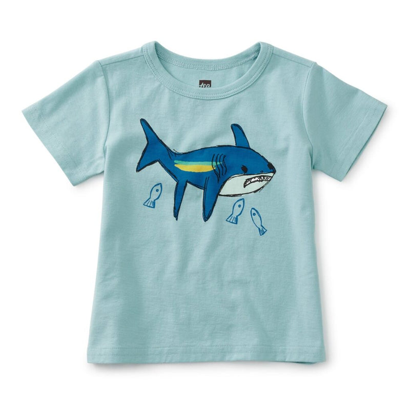 Baby Shark Graphic Tee - Canal Blue by Tea Collection FINAL SALE