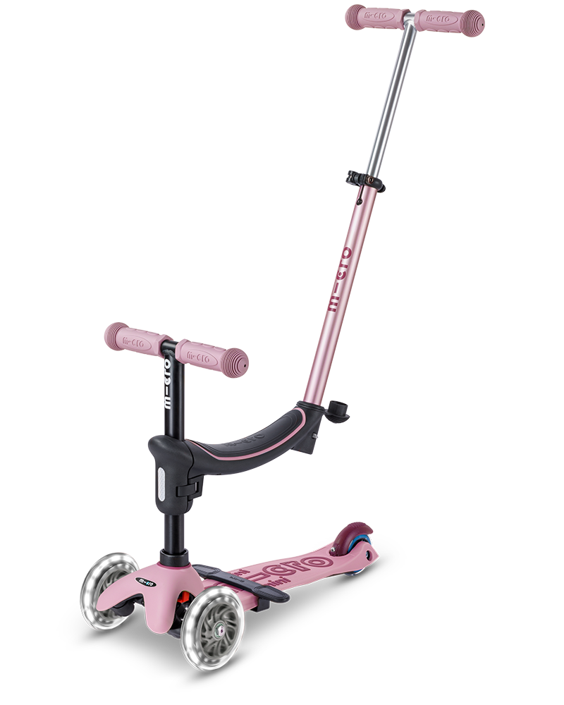 Micro Mini Rock & Go LED - Dusty Rose by Micro Kickboard