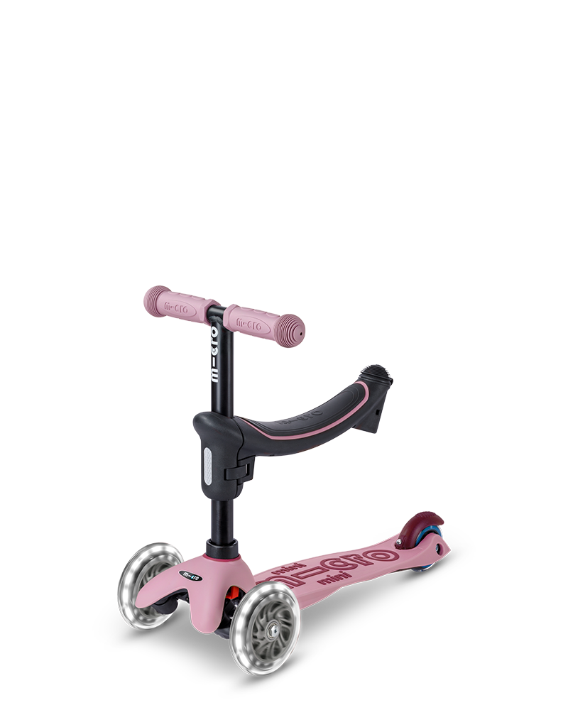 Micro Mini Rock & Go LED - Dusty Rose by Micro Kickboard