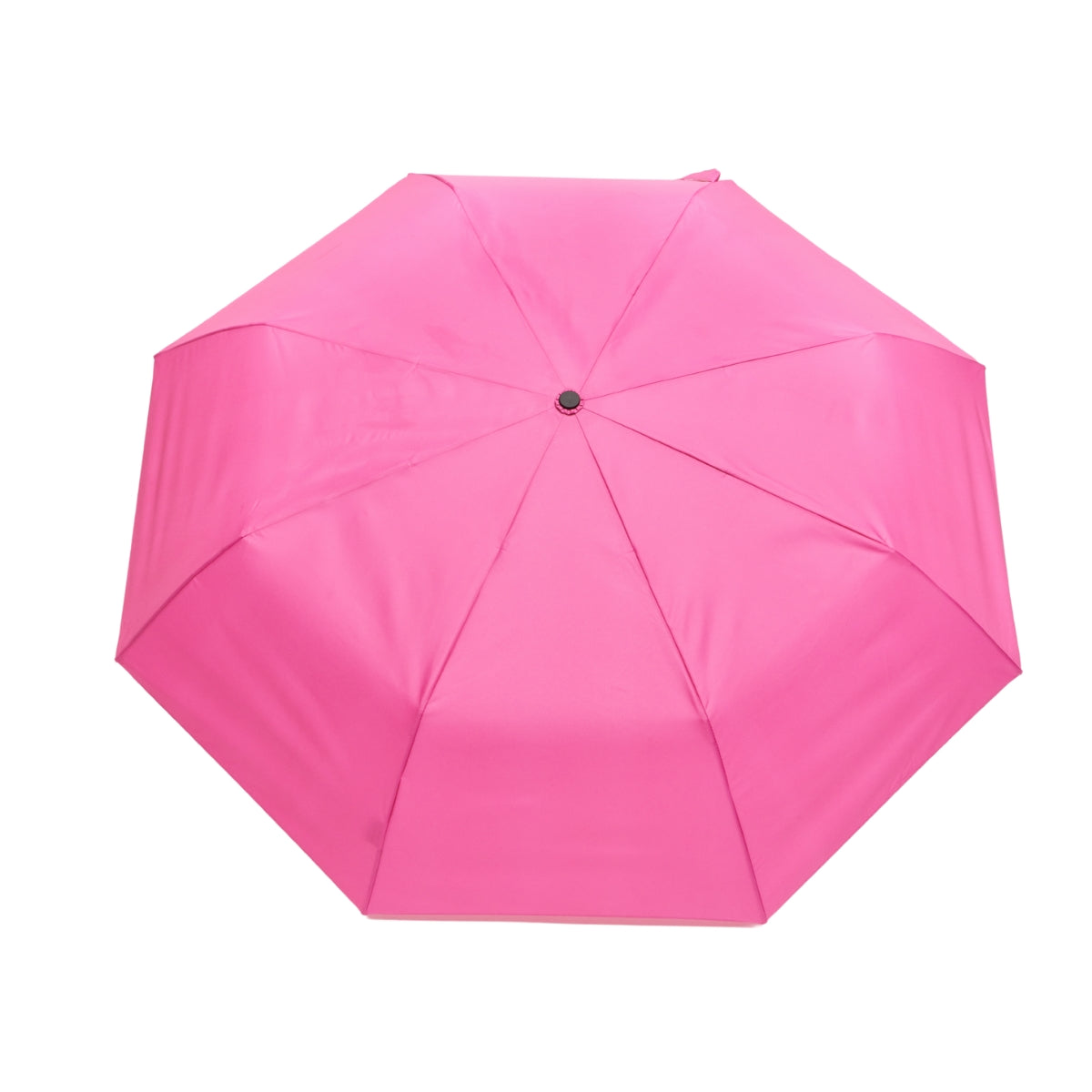 Pink umbrella on a white background