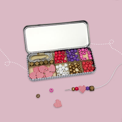 Love & Hearts Bracelet Bead Kit by Cotton Twist