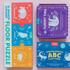 Three educational children's books with colorful covers on a white background