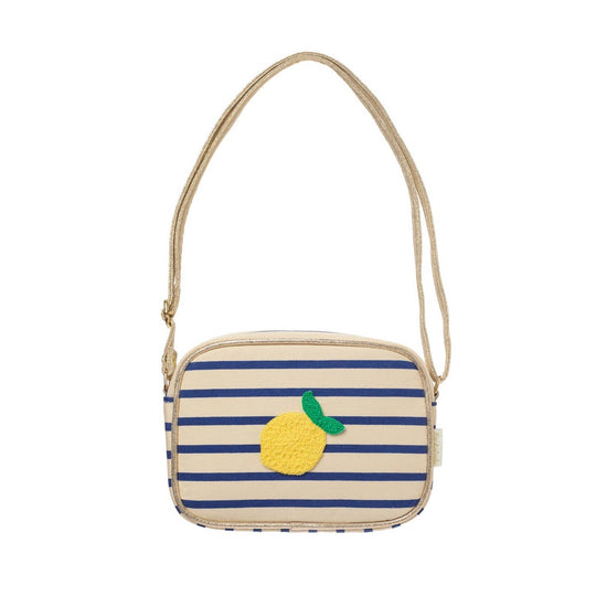Lemon Drop Stripy Bag by Rockahula Kids