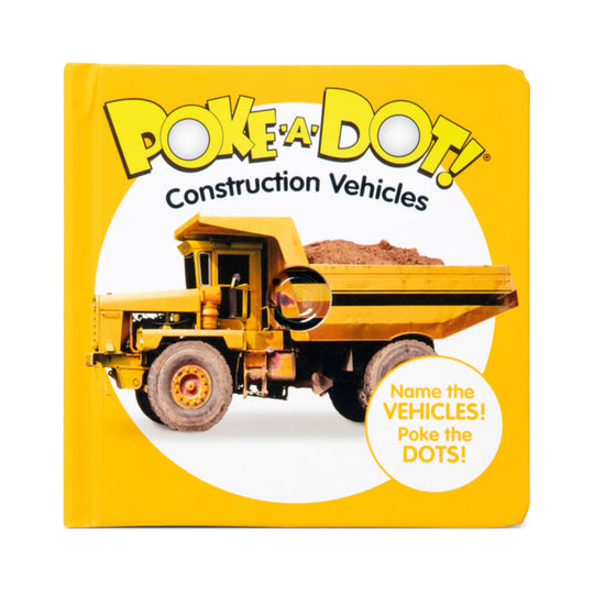 Poke-A-Dot Book - Construction Vehicles